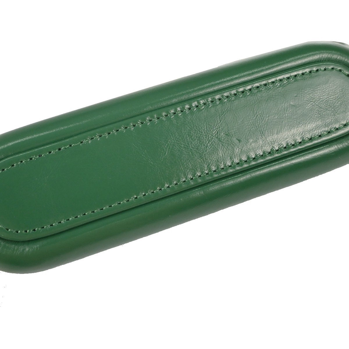 Chanel Gabrielle Double Zip Clutch with Chain Quilted Goatskin and Patent, Green, Leather, Clutch
