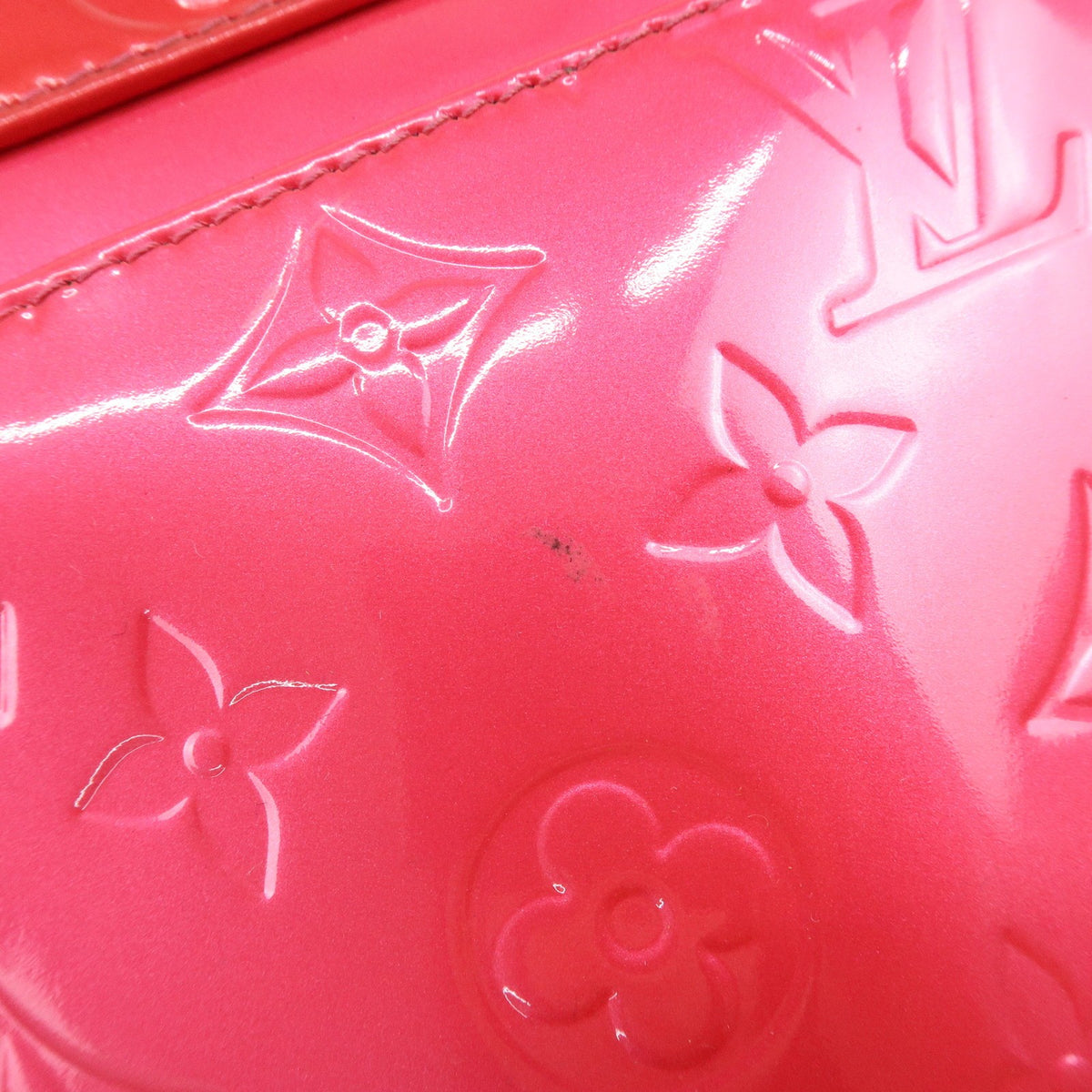 Louis Vuitton Sullivan Monogram Vernis, Pink, Patent Leather, Shoulder Bag