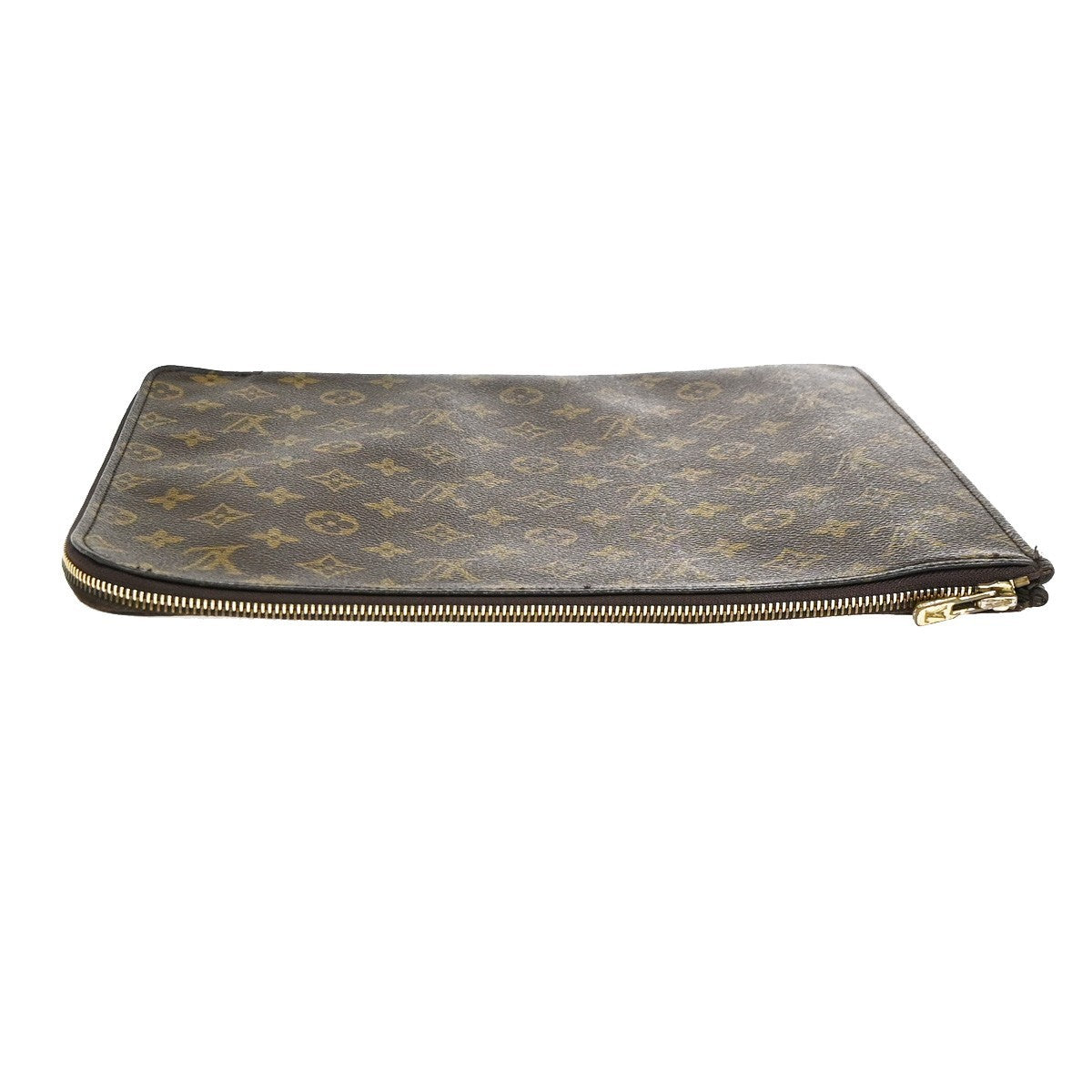 Louis Vuitton Poche Documents Monogram Canvas, Brown, Canvas, Briefcase