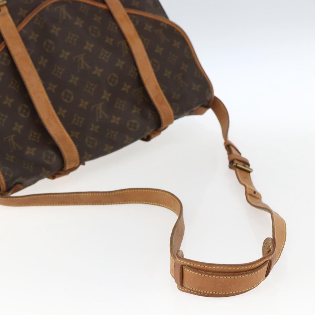Louis Vuitton Saumur Monogram Canvas, Brown, Canvas, Shoulder Bag