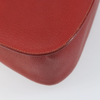 Gucci Vintage Leather, Red, Leather, Shoulder Bag