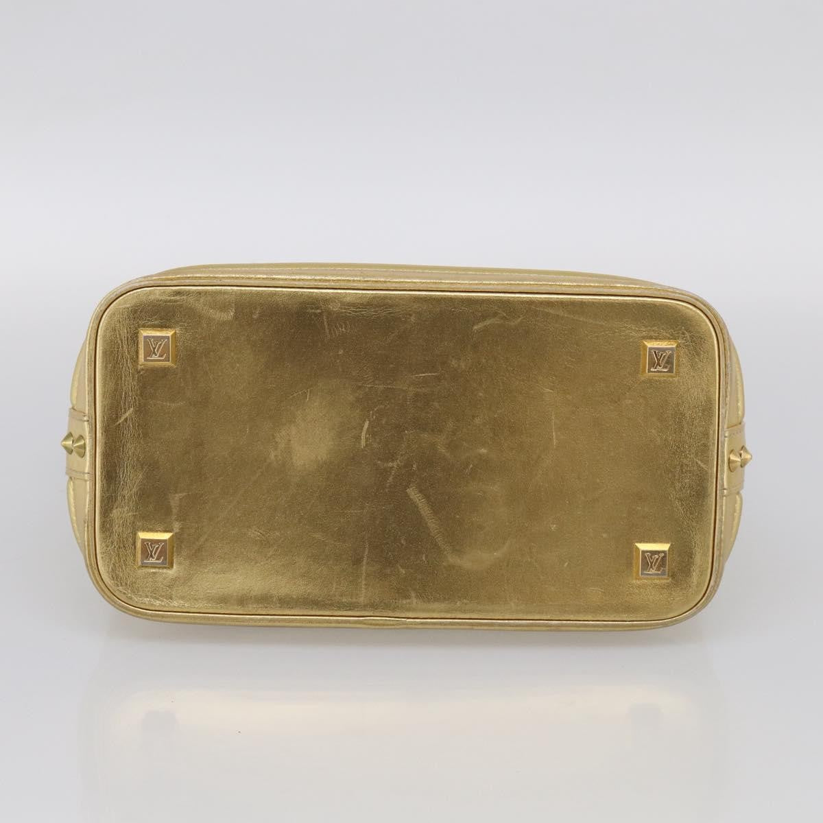 Louis Vuitton Suhali Lockit Leather, Gold, Leather, Handbag