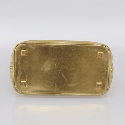 Louis Vuitton Suhali Lockit Leather, Gold, Leather, Handbag