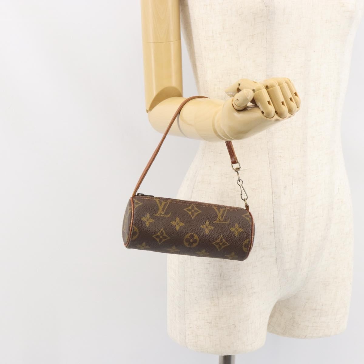 Louis Vuitton Papillon Pochette Monogram Canvas, Brown, Canvas, Clutch