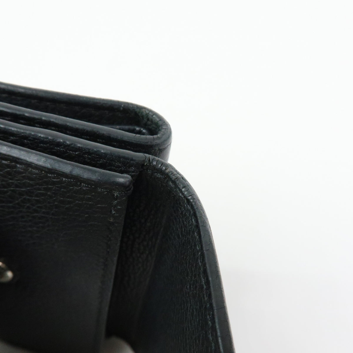 Louis Vuitton Lockmini Leather, Black, Leather, Wallet