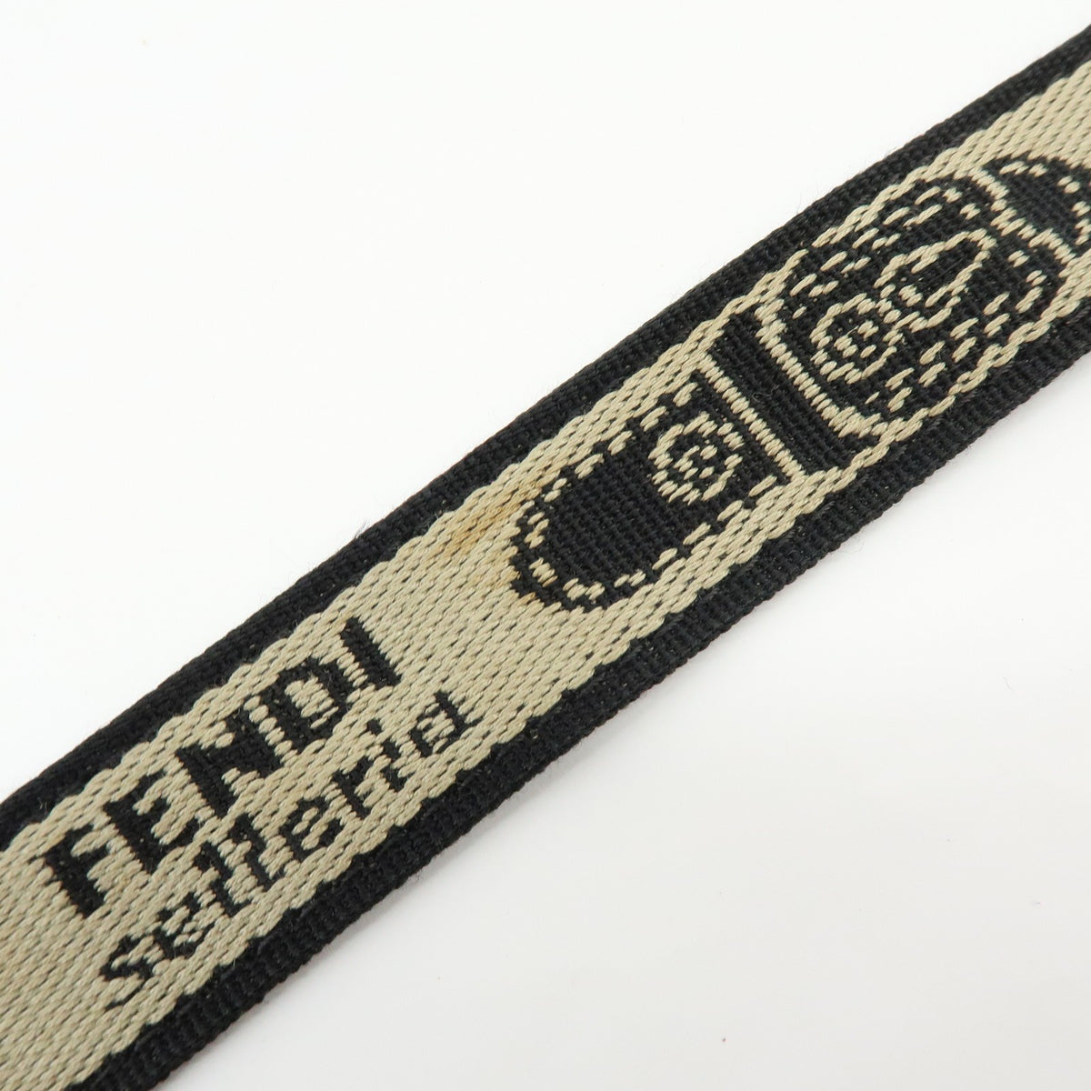 Fendi Selleria Leather, Neutral, Leather, Crossbody Bag