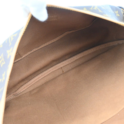 Louis Vuitton Saumur Monogram Canvas, Brown, Canvas, Shoulder Bag