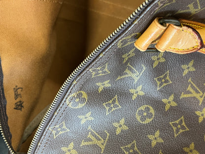 Louis Vuitton Keepall Monogram Canvas, Brown, Canvas, Travel Bag