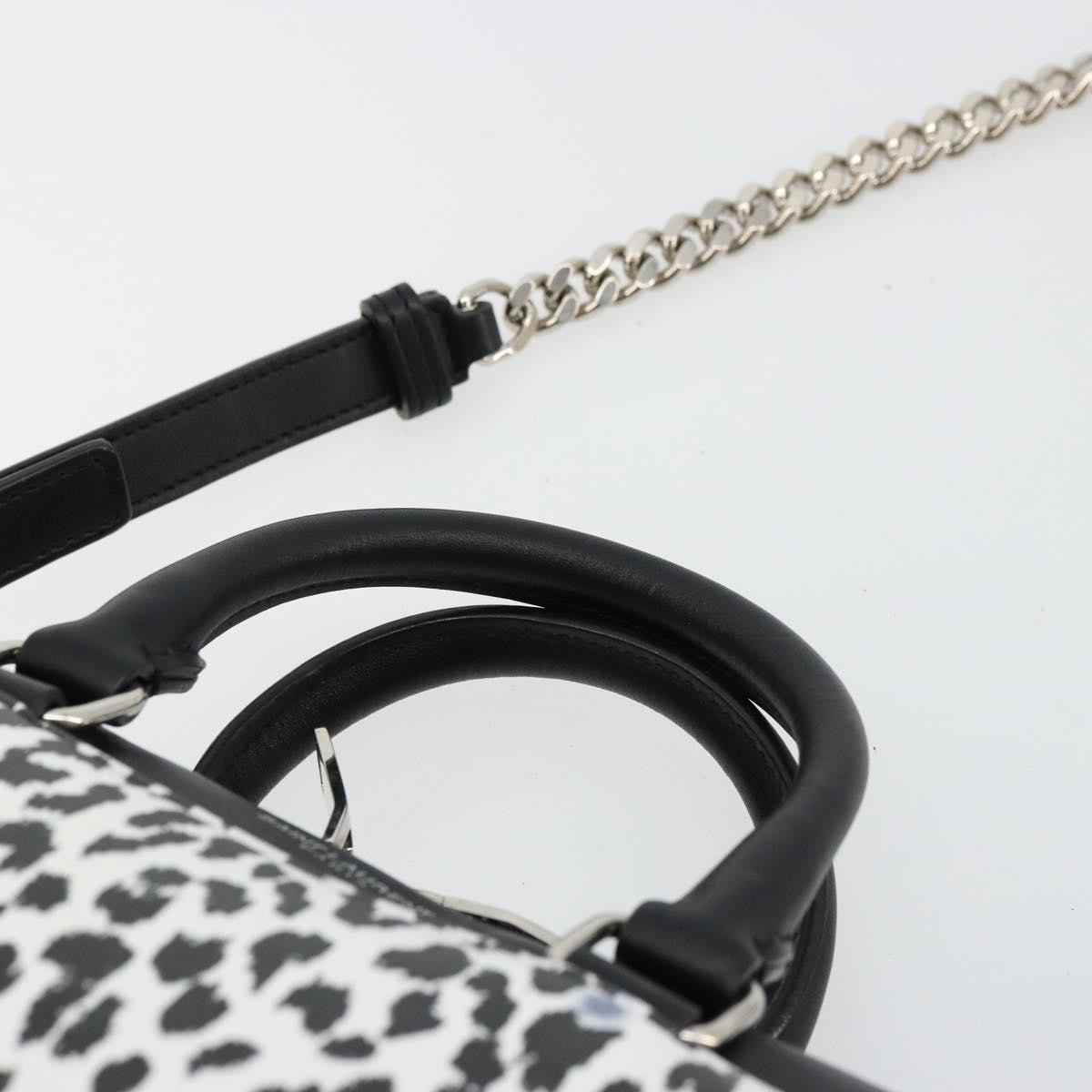 Saint Laurent Classic Baby Duffle Printed Leather, Black, Leather, Handbag