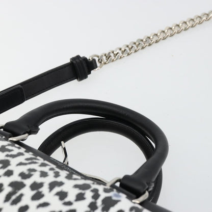 Saint Laurent Classic Baby Duffle Printed Leather, Black, Leather, Handbag