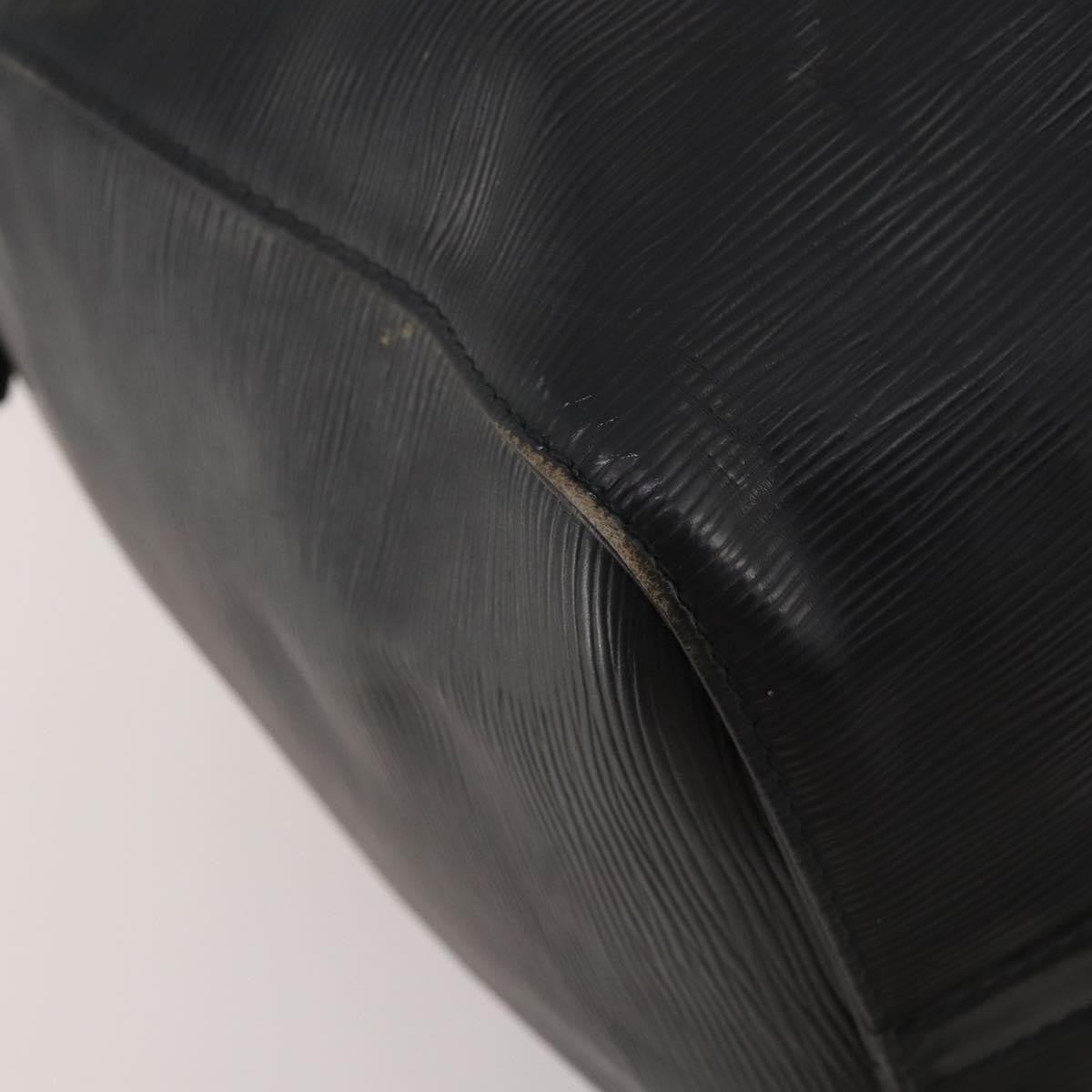 Louis Vuitton Keepall Epi Leather, Black, Leather, Travel Bag