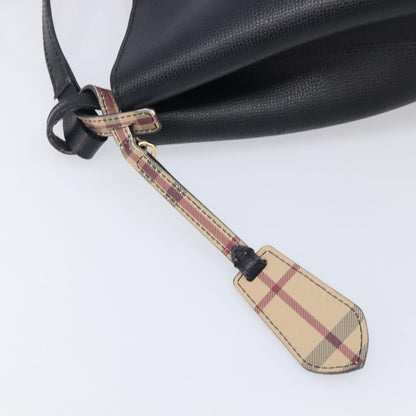 Burberry Lorne Bucket Leather, Black, Leather, Handbag