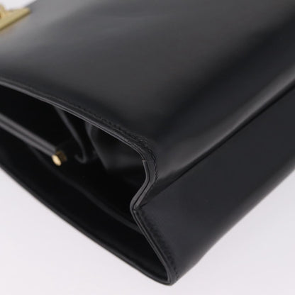 Gucci Vintage Leather, Black, Leather, Tote Bag