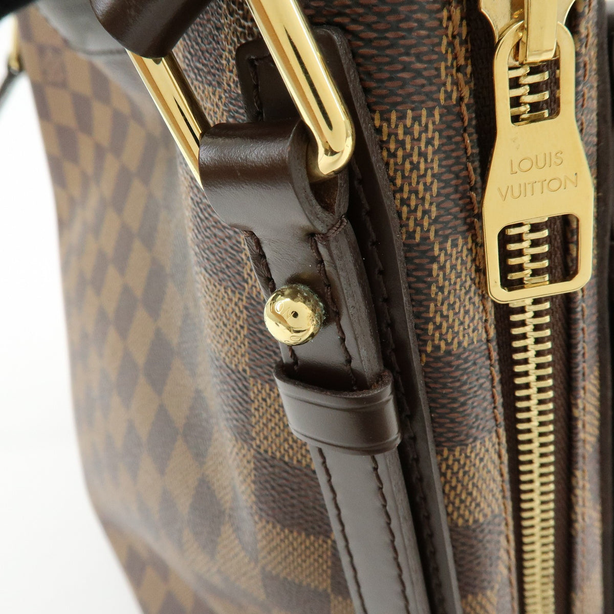 Louis Vuitton Cabas Rivington Damier, Brown, Canvas, Tote Bag