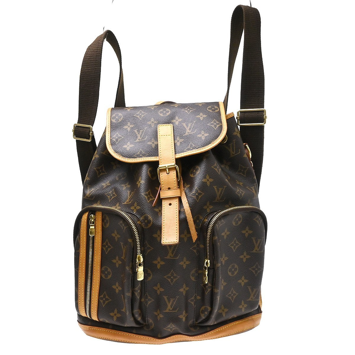 Louis Vuitton Bosphore Monogram Canvas, Brown, Canvas, Backpack