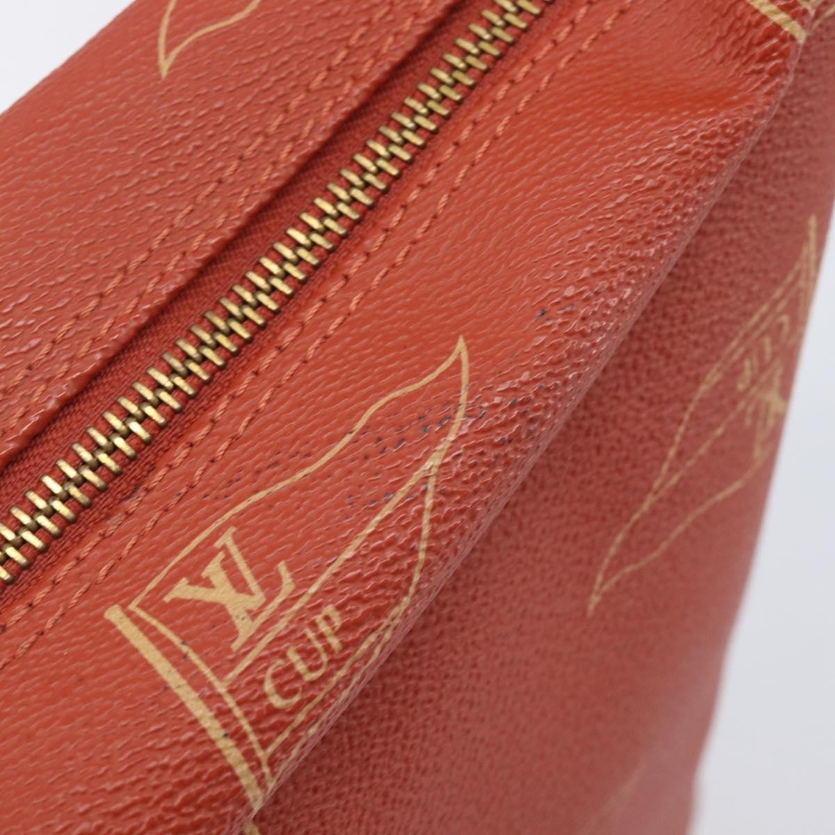 Louis Vuitton Cup le touquet Cup Canvas, Red, Canvas, Shoulder Bag