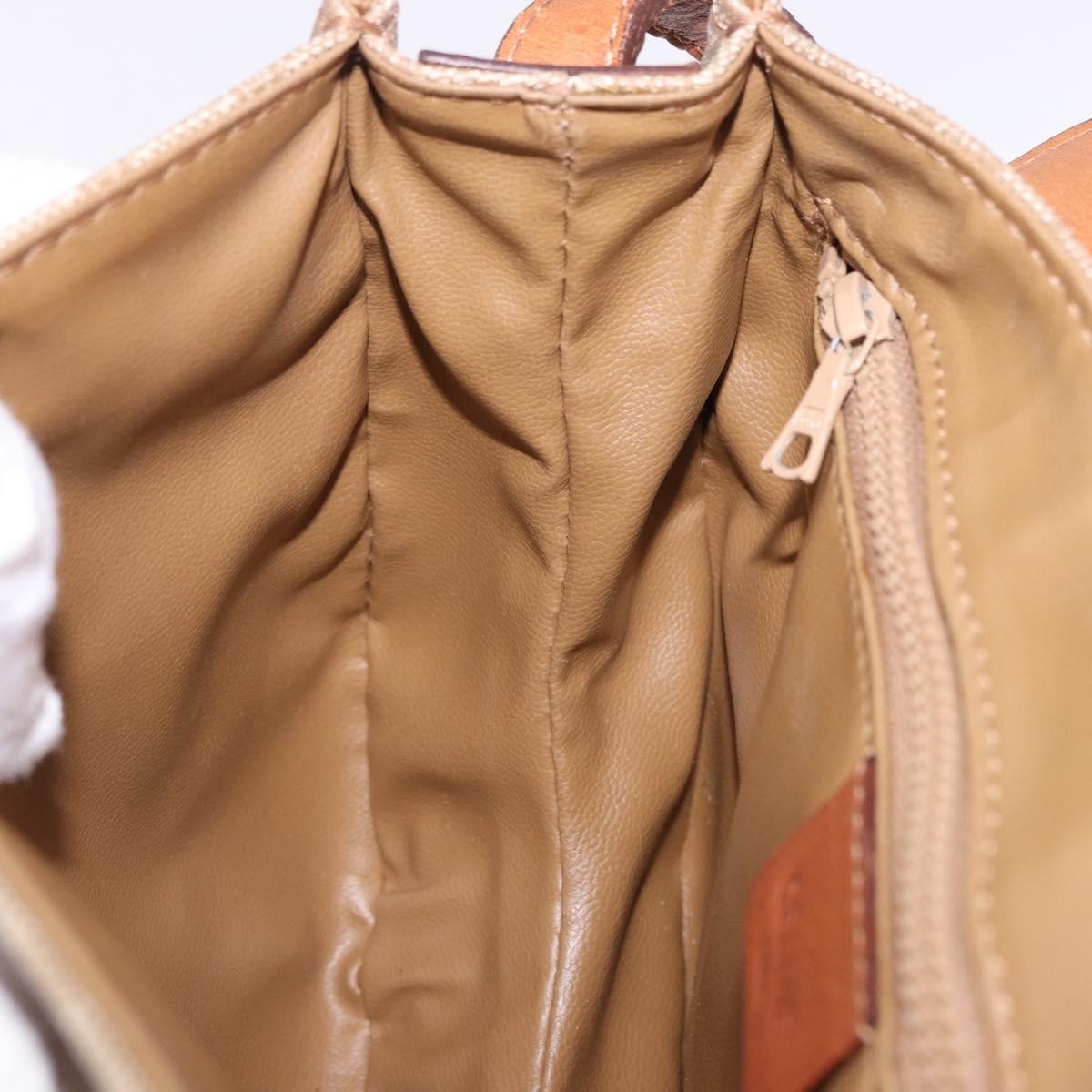 Celine Macadam Canvas, Beige, Canvas, Shoulder Bag