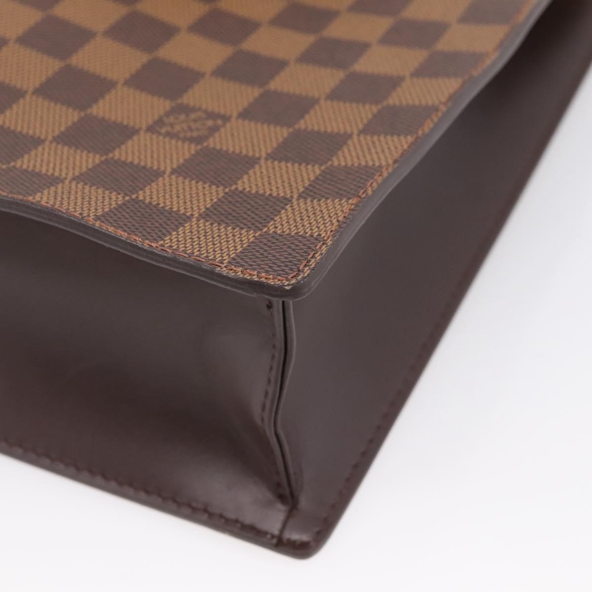Louis Vuitton Venice Sac Plat Damier, Brown, Canvas, Tote Bag