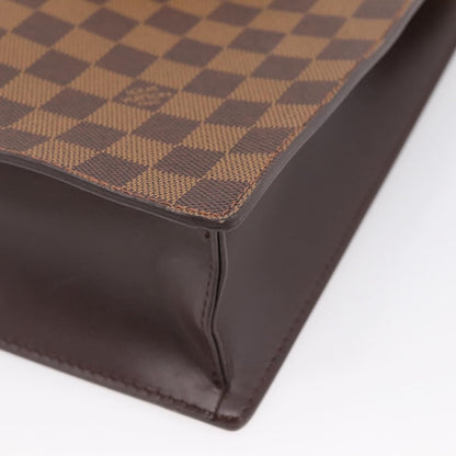 Louis Vuitton Venice Sac Plat Damier, Brown, Canvas, Tote Bag