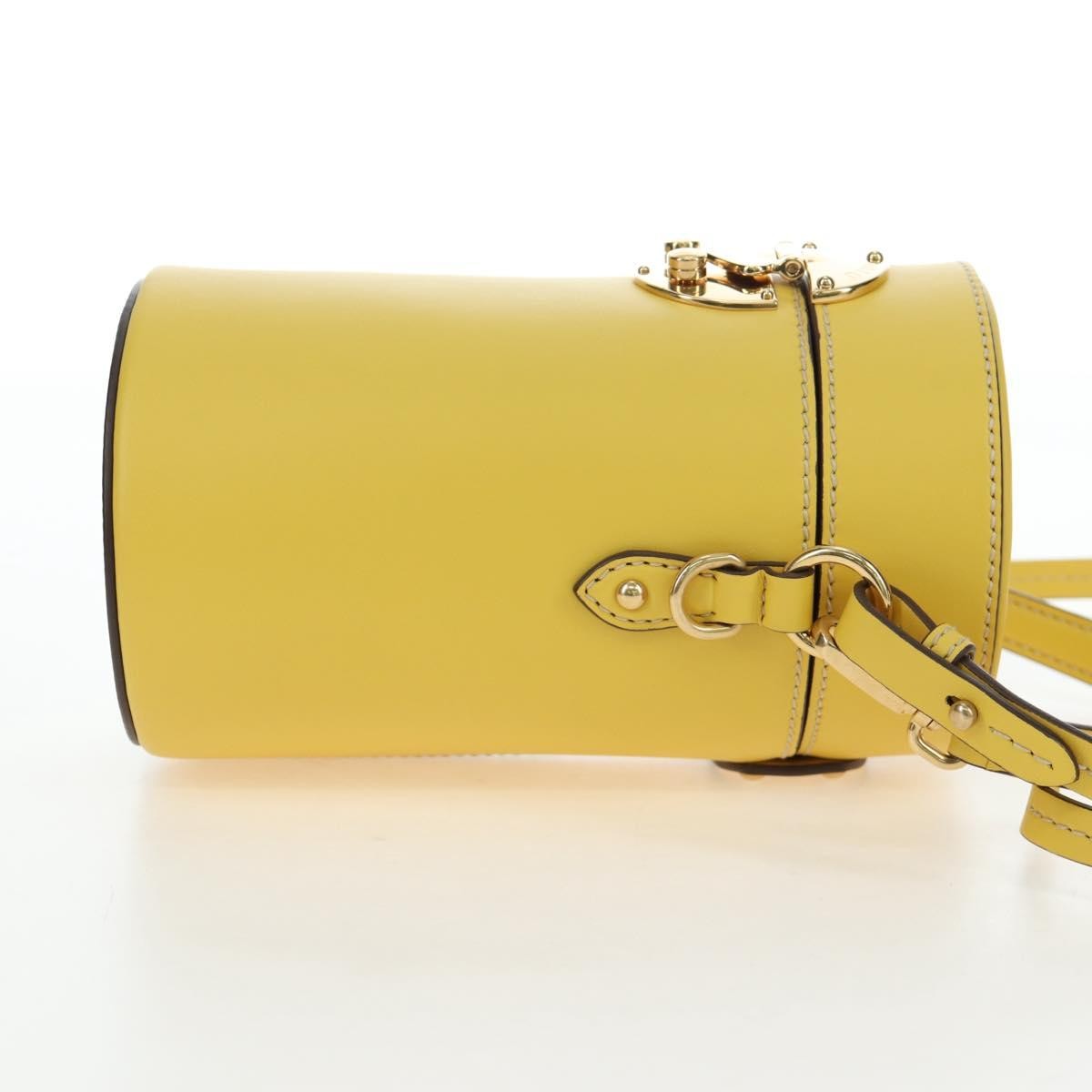 Miu Miu Vintage Leather, Yellow, Leather, Handbag