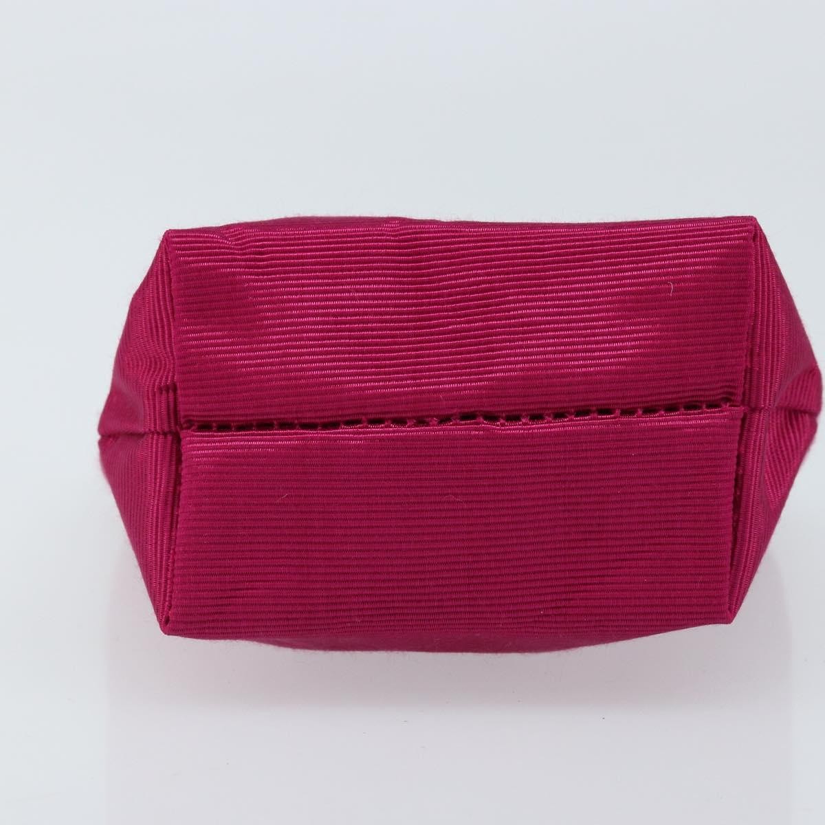 Celine Circle Logo Canvas, Pink, Canvas, Clutch