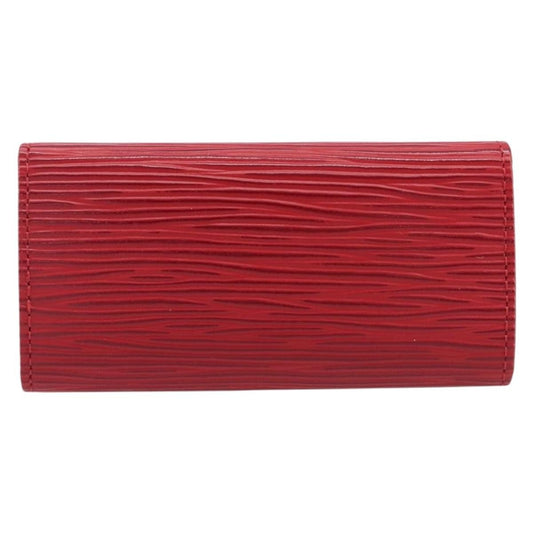 Louis Vuitton Multiclés 4 Cuir verni, Red, Leather, Wallet