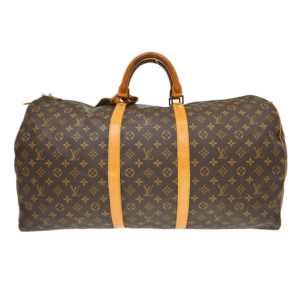 Louis Vuitton Keepall Monogram Canvas, Brown, Canvas, Travel Bag