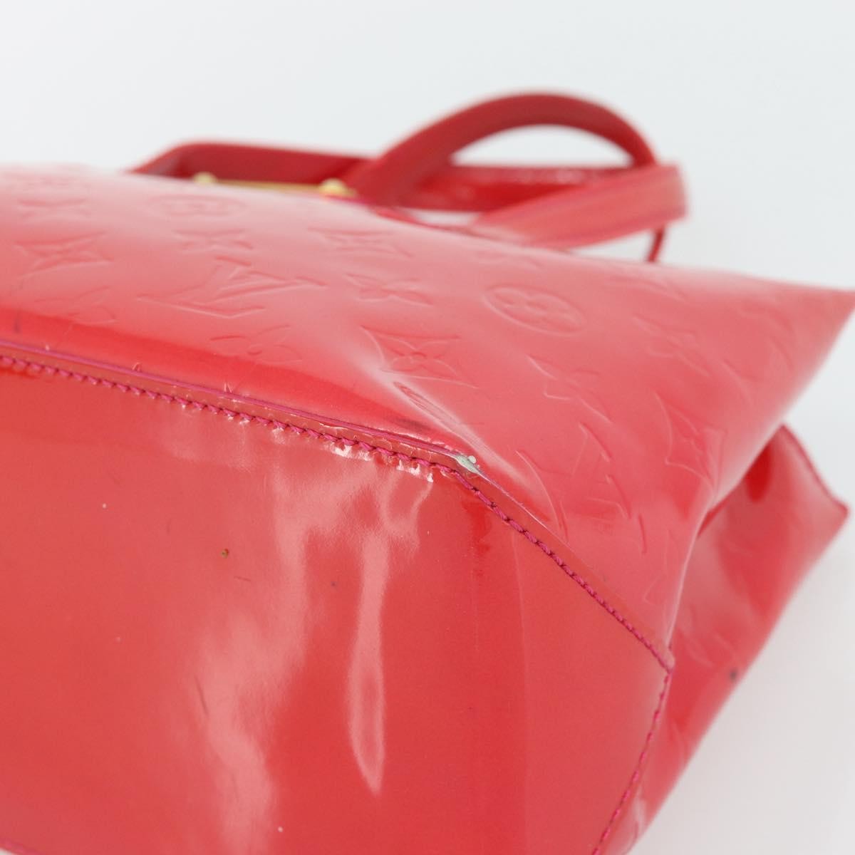Louis Vuitton Wilshire Monogram Vernis, Pink, Patent Leather, Handbag