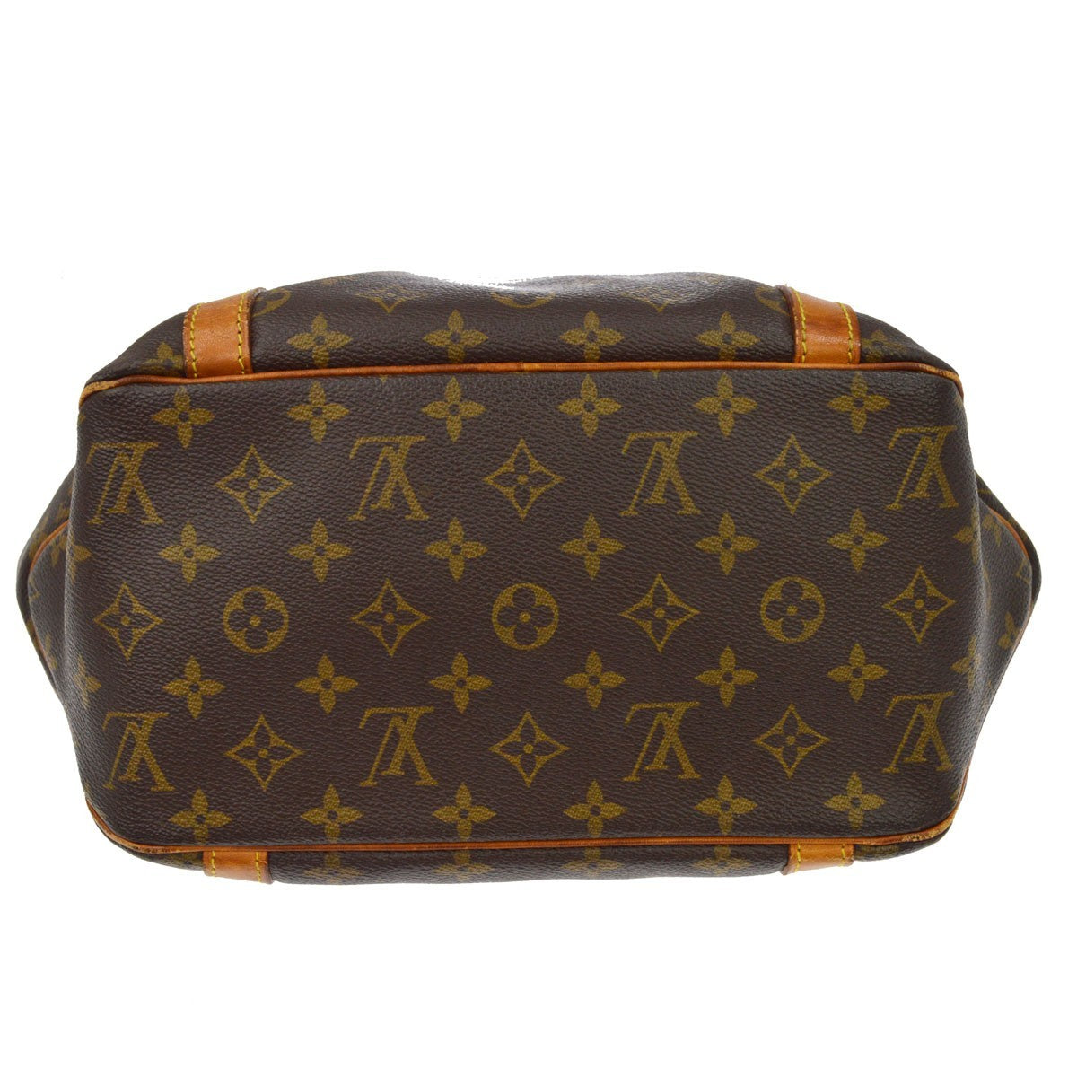 Louis Vuitton Shopping Sac Monogram Canvas, Brown, Canvas, Handbag