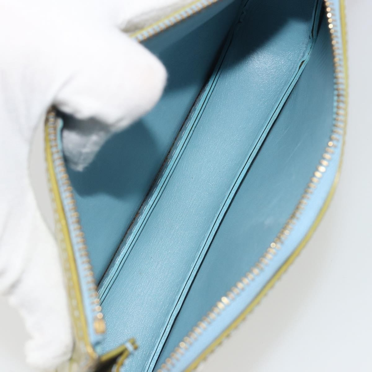 Louis Vuitton Lexington Pochette Monogram Vernis, Green, Patent Leather, Clutch