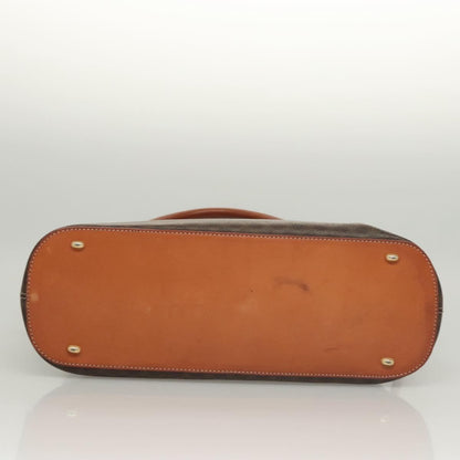 Celine Macadam Macadam with leather, Brown, Canvas, Handbag