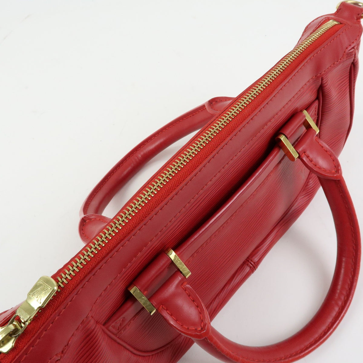 Louis Vuitton Dhanura Epi Leather, Red, Leather, Handbag
