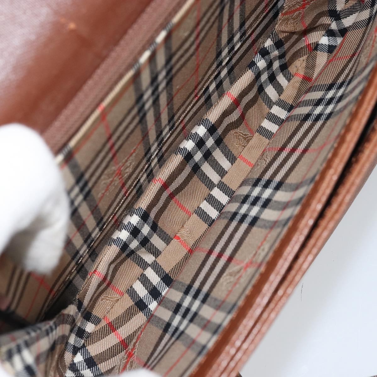 Burberry Flap Shoulder Leather, Brown, Leather, Shoulder Bag