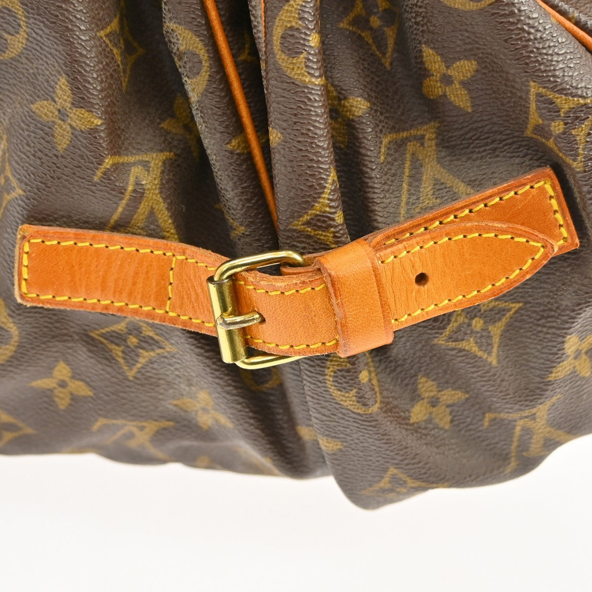 Louis Vuitton Saumur Monogram Canvas, Brown, Canvas, Shoulder Bag