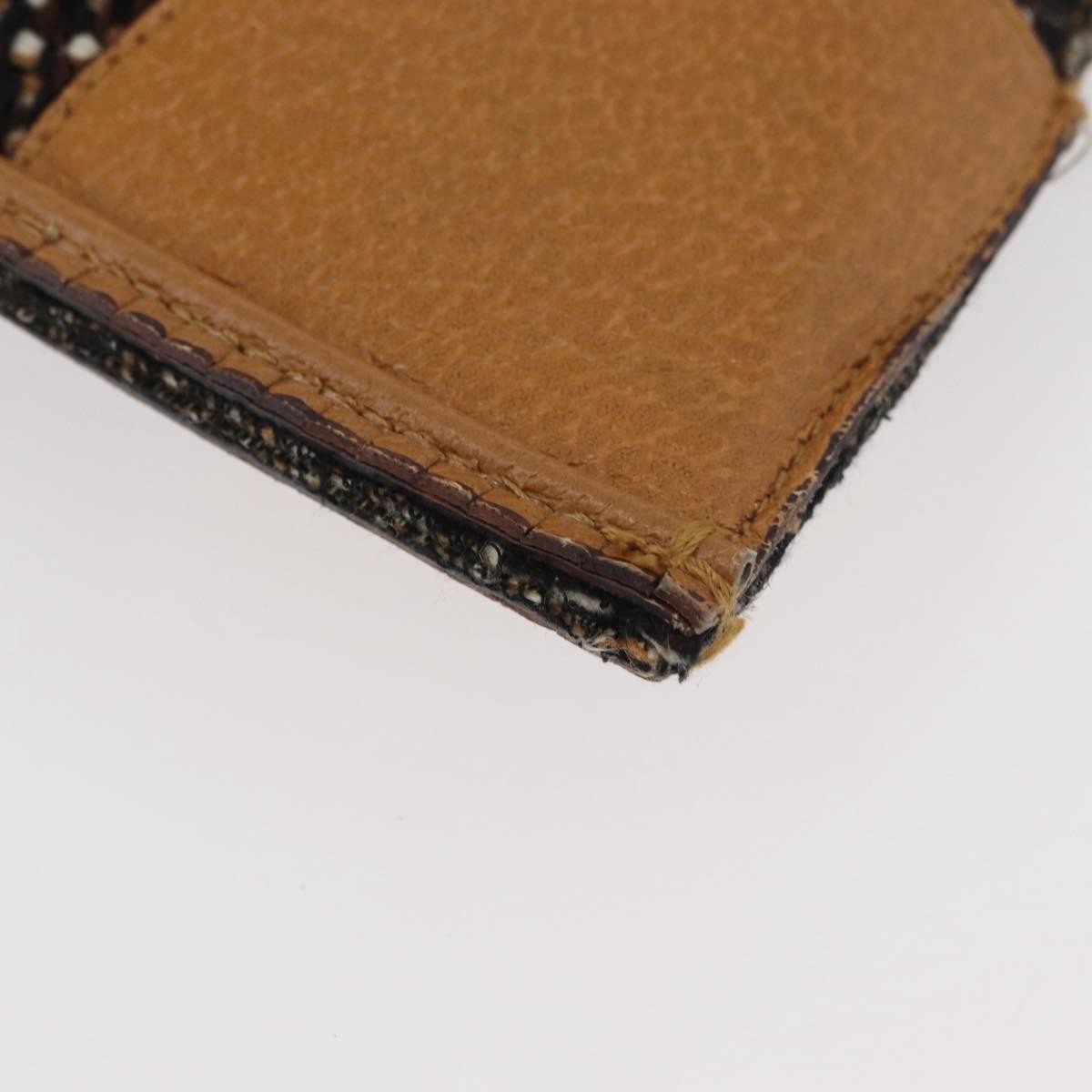 Prada Convertible Open Tweed, Brown, Canvas, Tote Bag