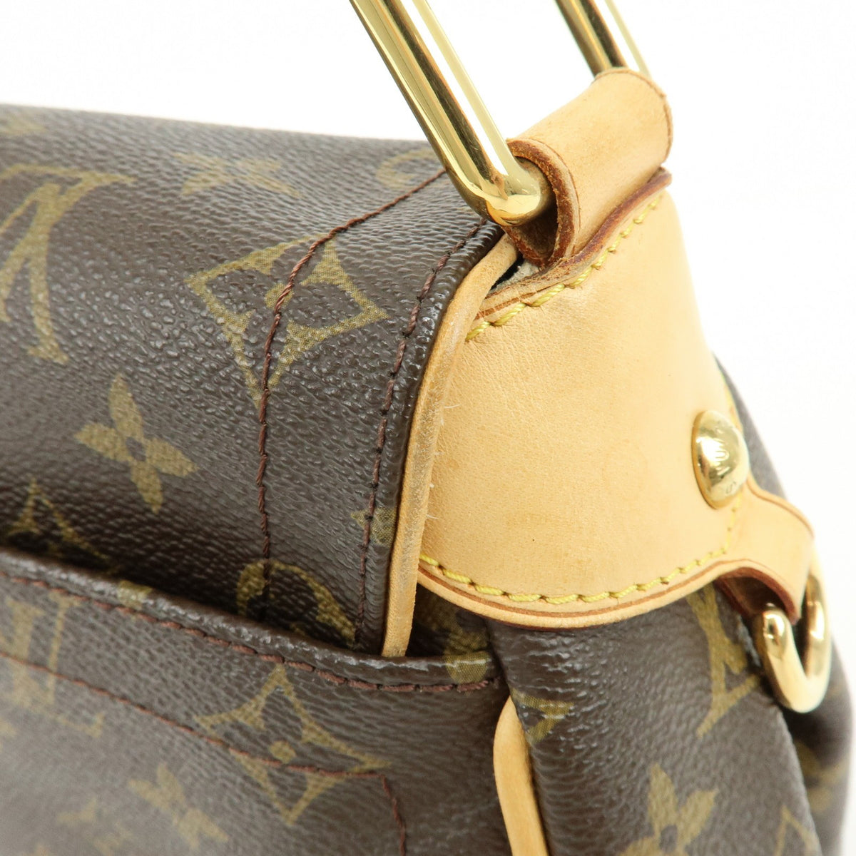 Louis Vuitton Beverly Monogram Canvas, Brown, Canvas, Handbag