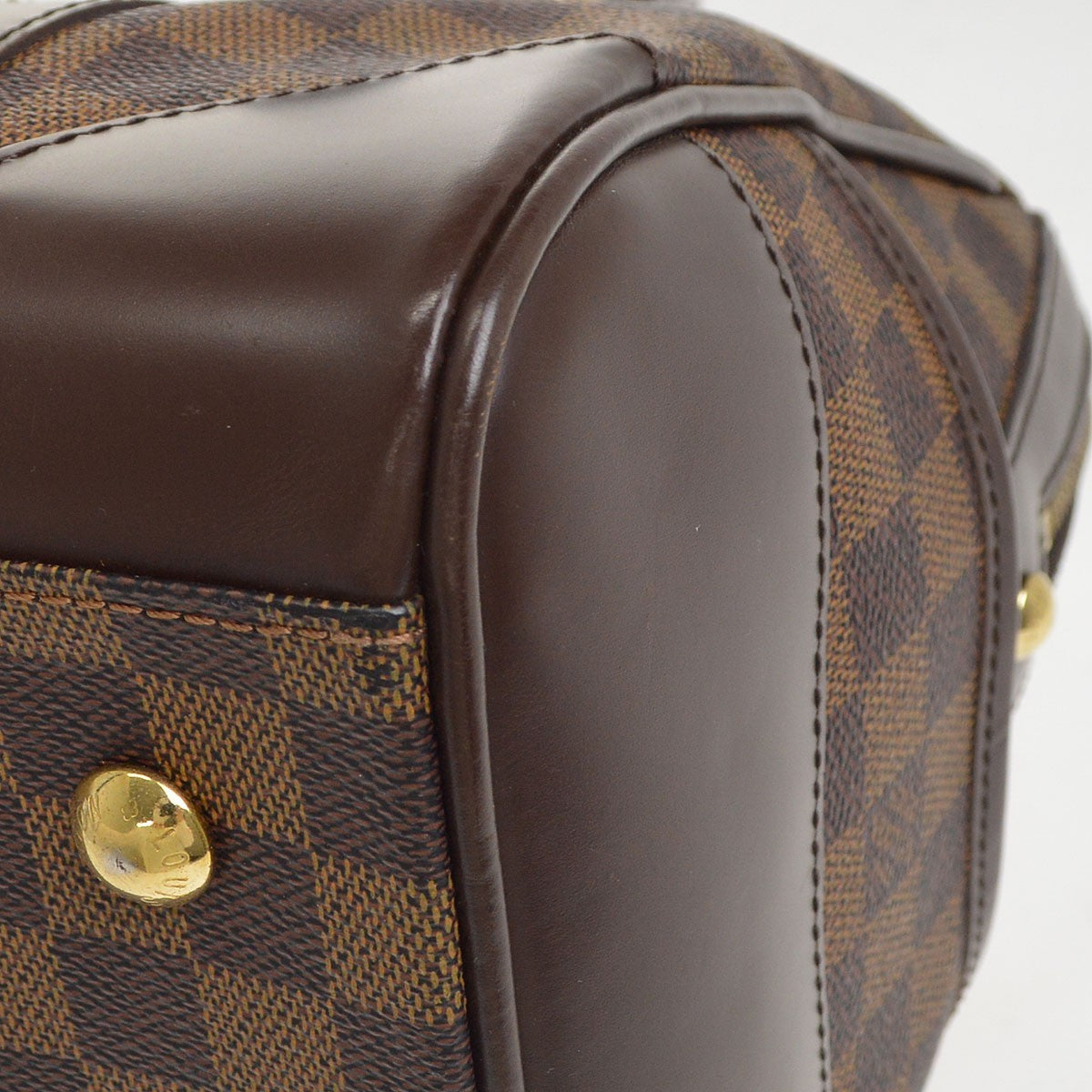 Louis Vuitton Berkeley Damier, Brown, Canvas, Handbag
