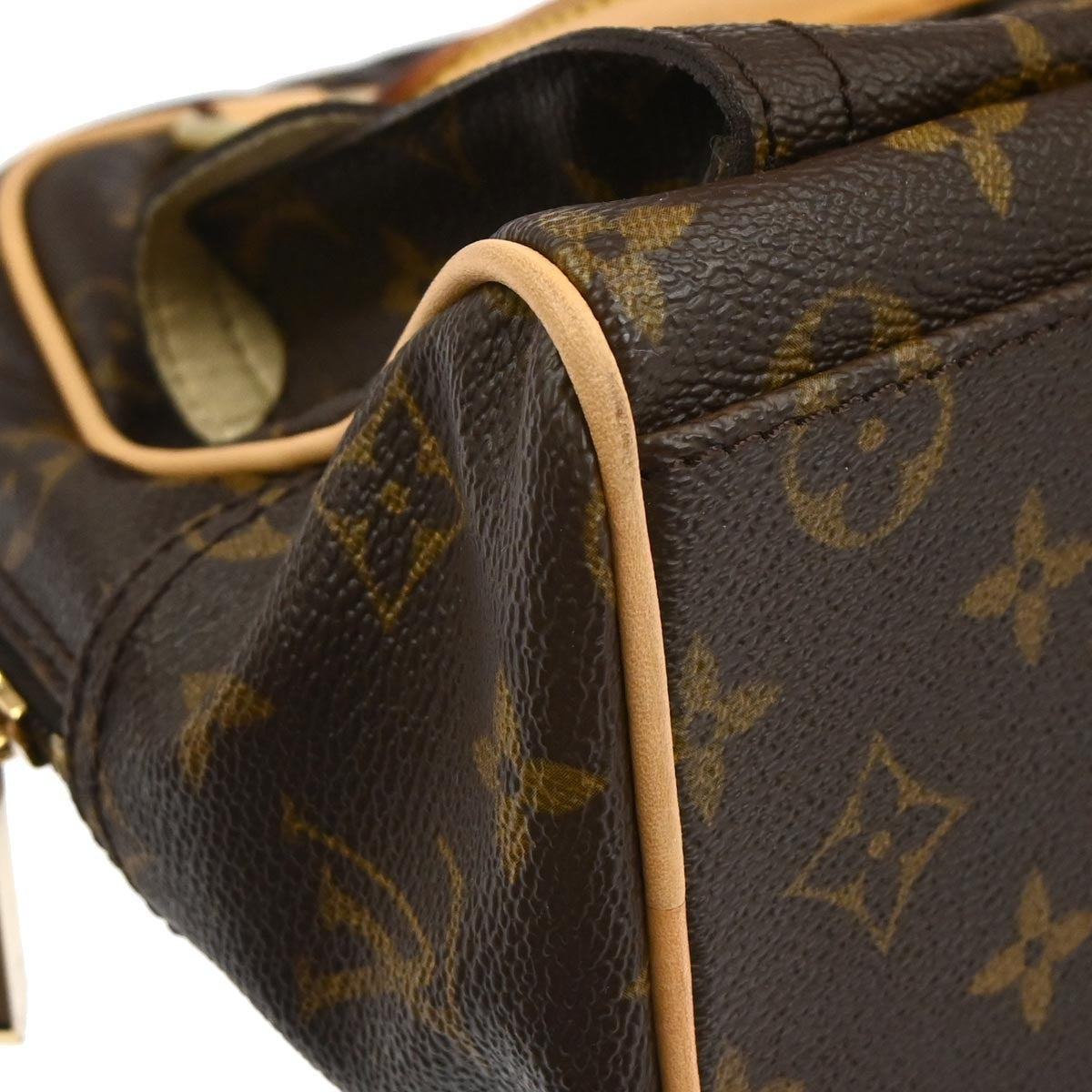 Louis Vuitton Manhattan Monogram Canvas, Brown, Canvas, Handbag