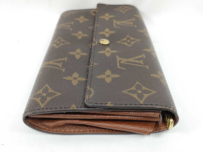 Louis Vuitton Sarah Monogram Canvas, Brown, Canvas, Wallet