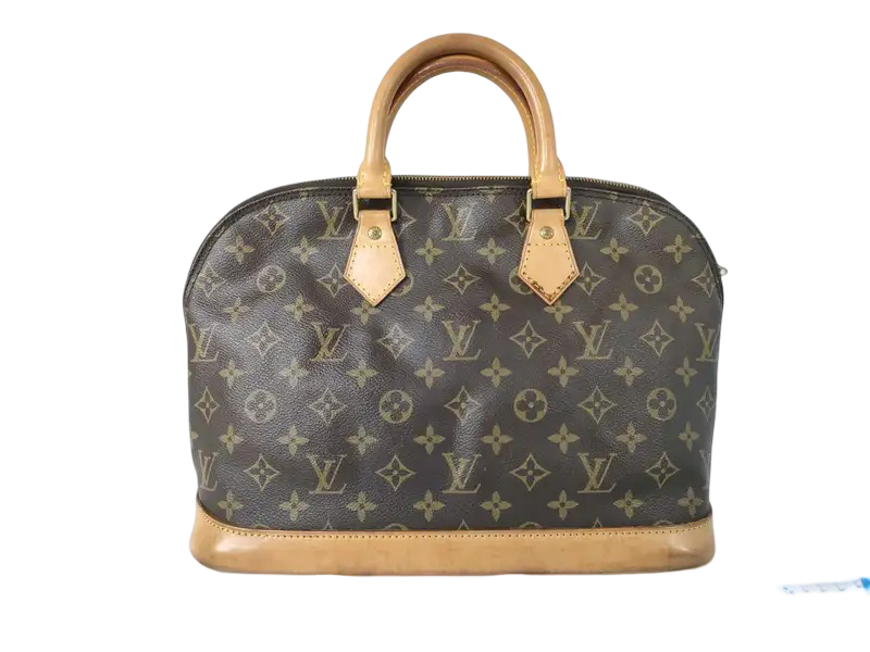 Louis Vuitton Vintage Alma Monogram Canvas, Brown, Canvas, Handbag