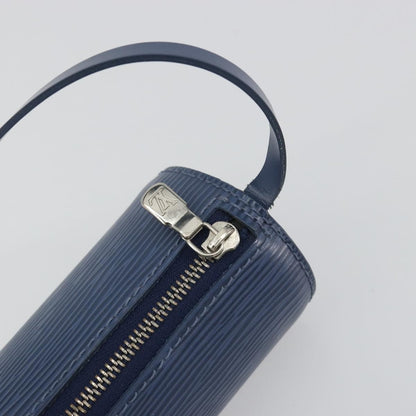 Louis Vuitton Soufflot Pochette Epi Leather, Blue, Leather, Clutch