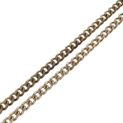 Chanel Square CC Pendant Metal, Gold, Gold Plated, Necklace