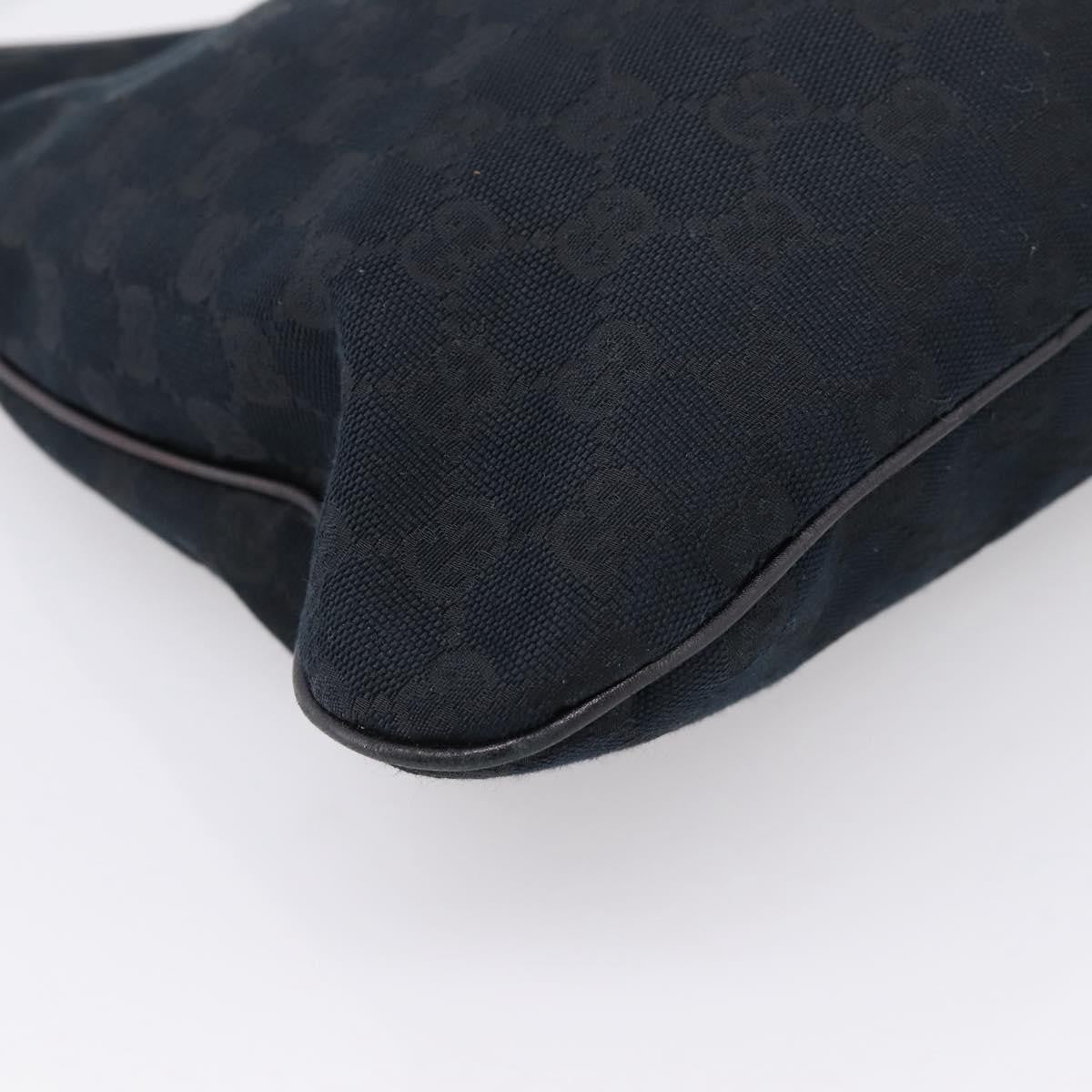 Gucci New Britt Hobo GG Canvas, Black, Canvas, Shoulder Bag