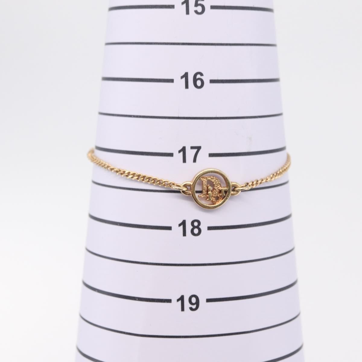 Christian Dior Vintage logo Metal, Gold, Metal, Bracelet