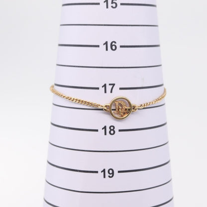 Christian Dior Vintage logo Metal, Gold, Metal, Bracelet
