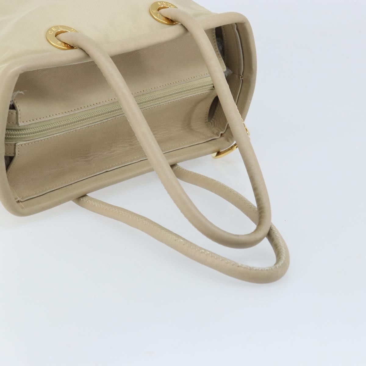 Celine Handbag Nylon, Beige, Nylon, Handbag