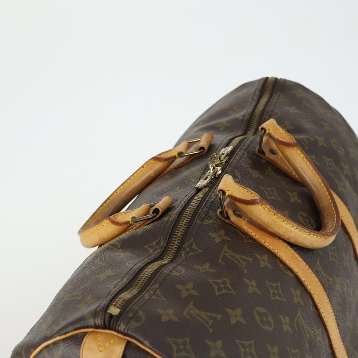 Louis Vuitton Keepall Monogram Canvas, Brown, Canvas, Travel Bag