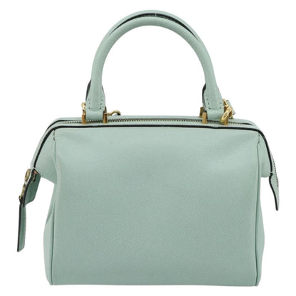 Celine Vintage Leather, Blue, Leather, Handbag