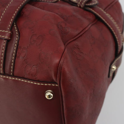 Gucci 85th Anniversary Boston Guccissima Leather, Red, Leather, Shoulder Bag