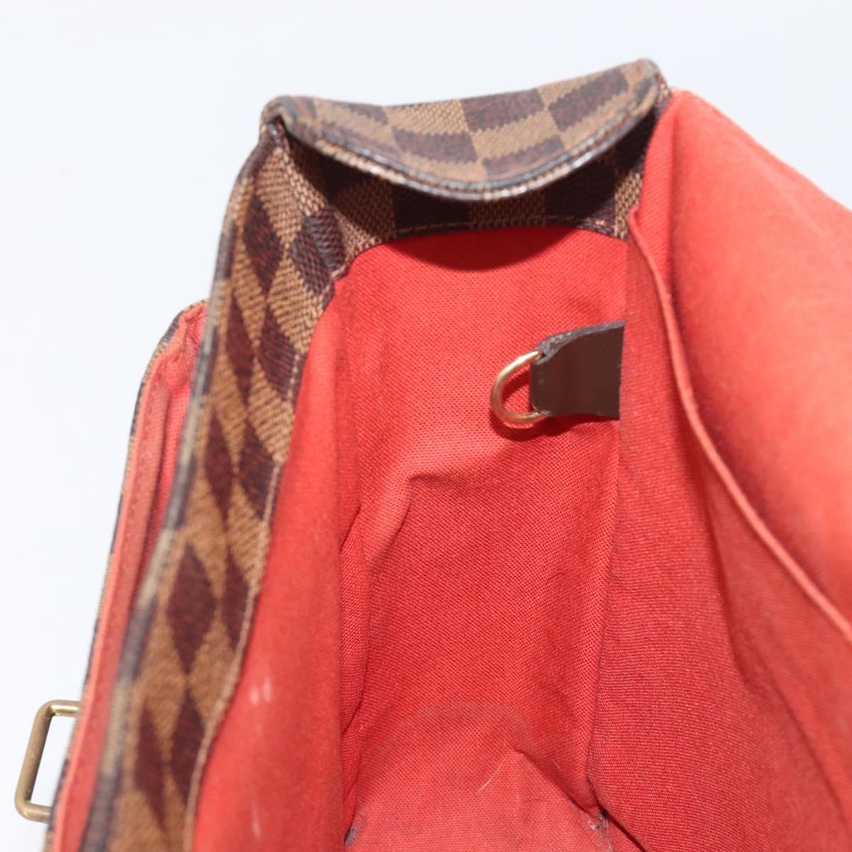 Louis Vuitton Broadway Damier Ebene, Brown, Canvas, Shoulder Bag
